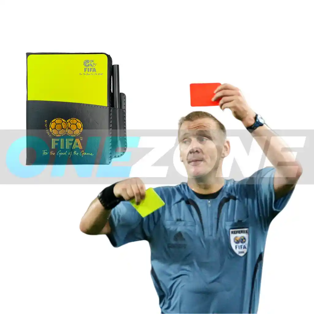 Tarjetas Arbitro Amarilla Y Roja, Libreta De Apuntes, Torneo