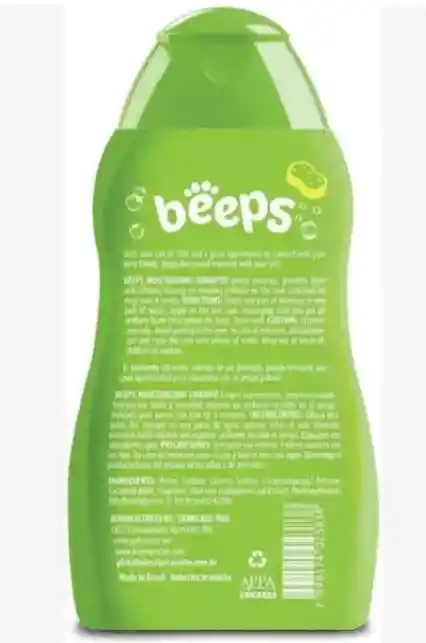 Beeps Moisturizing Manzana Verde Shampoo 502 Ml