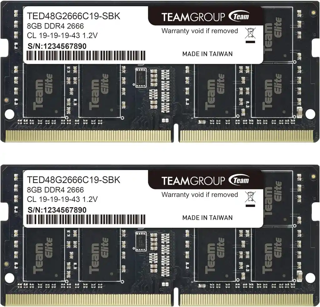 Memoria Ram 2x16 32gb Ddr4 2666 Cl19teamgroup