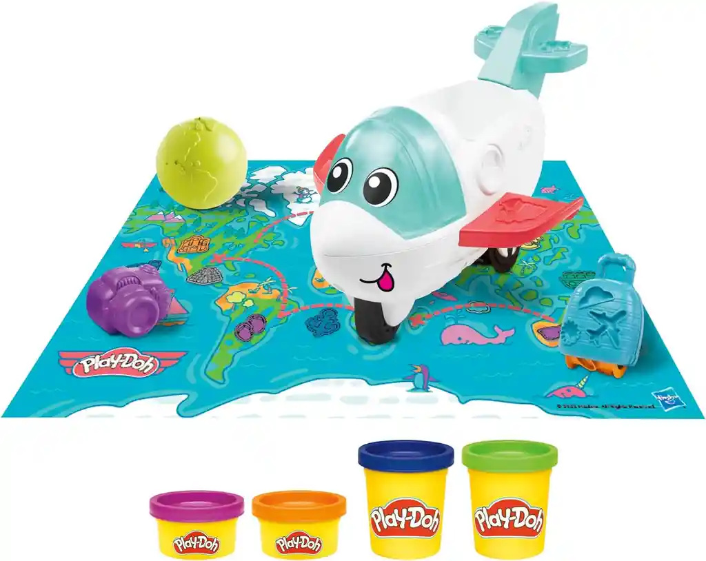 Juego Play-doh Set De Avión Explorador Para Niños Niñas