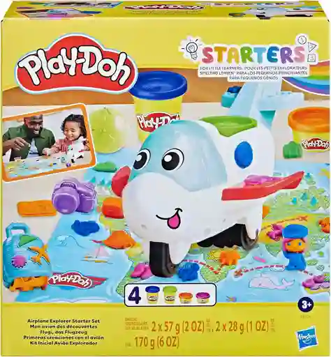 Juego Play-doh Set De Avión Explorador Para Niños Niñas