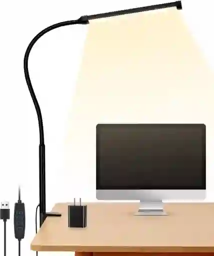 Lampara De Mesa Escritorio Led Flexible Con Adaptador Usb