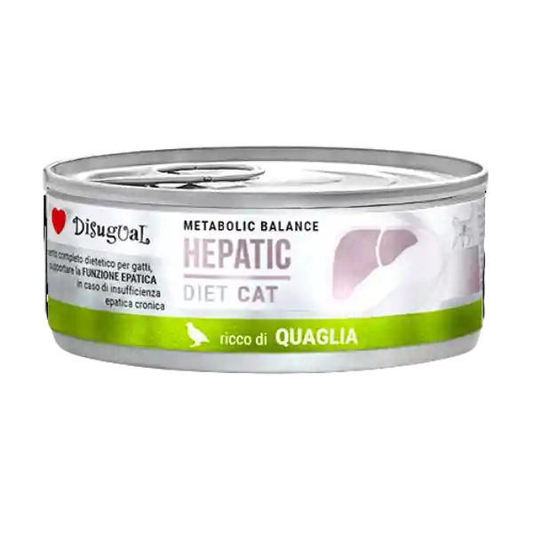 Disugual Metabolic Balance Para Gatos Hepatic Codorniz 85g