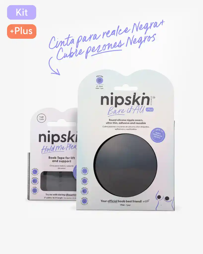 Kit Bra-blem Solved Black Edition Talla Plus