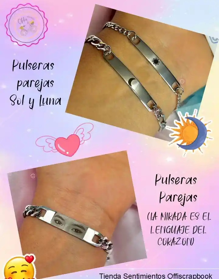 Manilla - Pulsera Para Pareja - Bajo Pedido