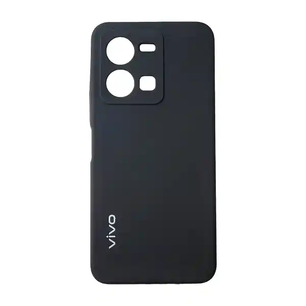 Silicone Case Estuche Funda Para Vivo Y35 Negro