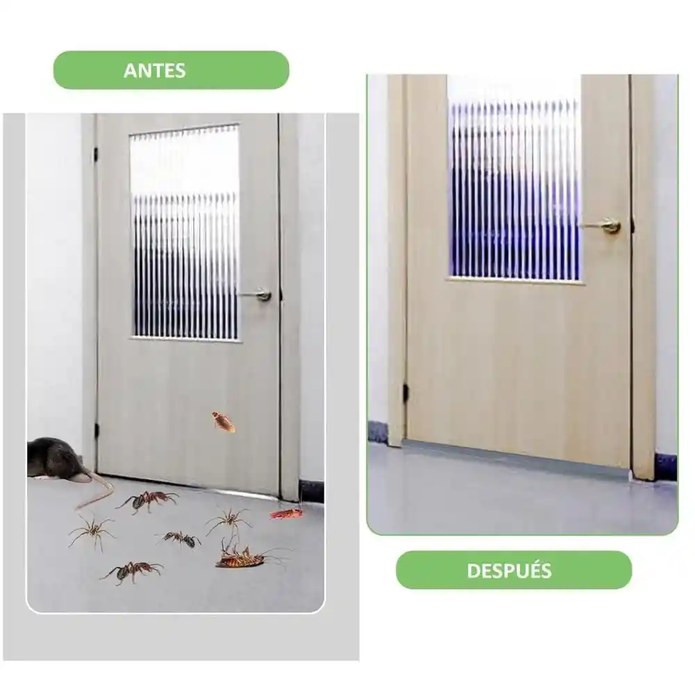 Tapón Para Puertas Repele Polvo, Frio, Ratones E Insectos