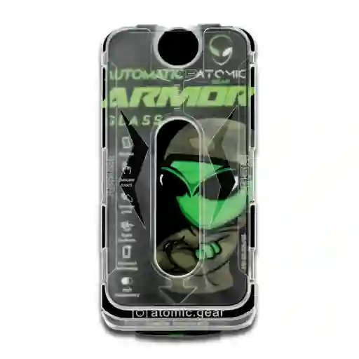 Vidrio Templado Blindado Atomic Automatico Iphone 13 Pro Max / 14 Plus