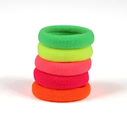 Set De Coleros Pequeños Multicolor Neon X6