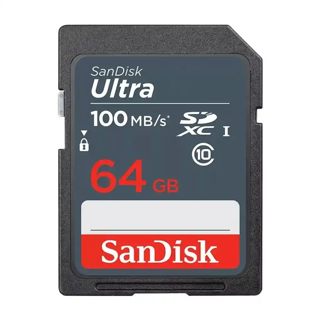 Tarjeta Sdxc 64gb Sandisk Ultra Uhs-i Clase 10 100mbs