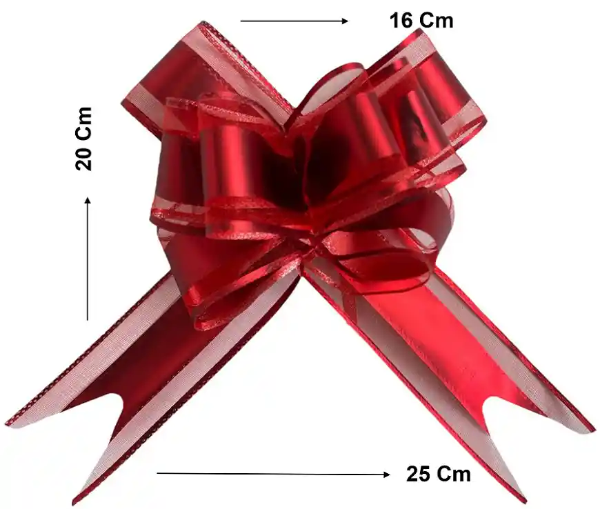 Moño Para Regalo Rojo