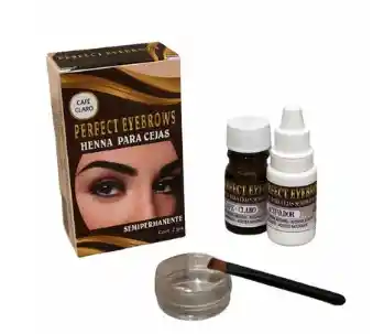 Henna Para Cejas Cafe Claro - Perfect Eyebrows