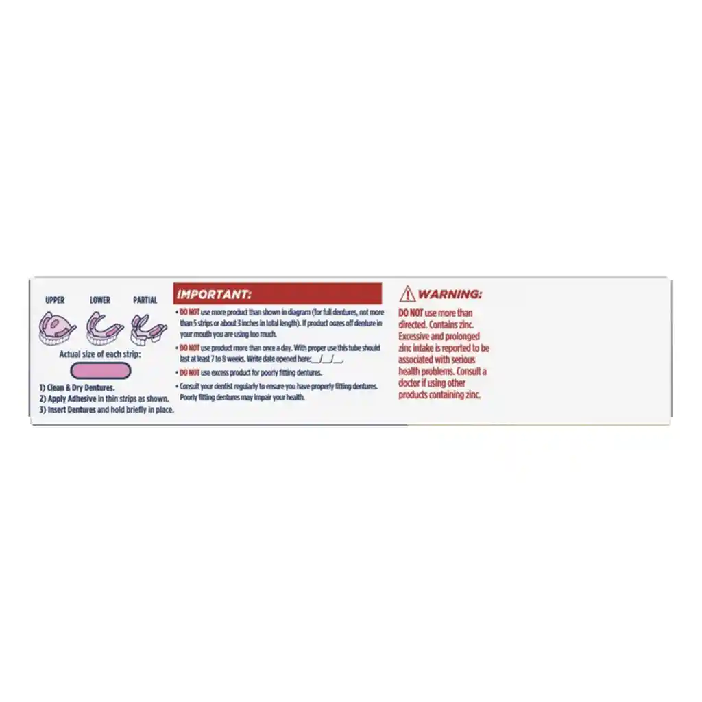 Fixodent Ultra Max Hold Adhesivo Dental 2.2 Oz (62 G)