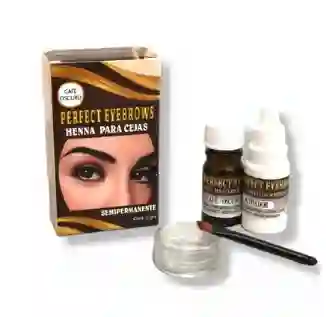Henna Para Cejas Cafe Oscuro - Perfect Eyebrows