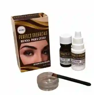 Henna Para Cejas Negro - Perfect Eyebrows