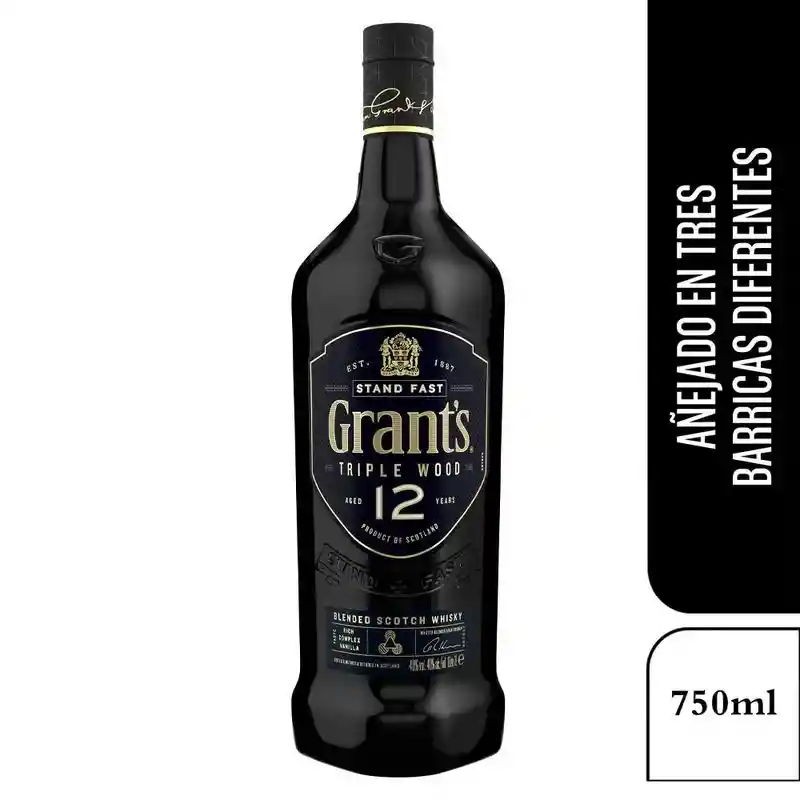 Grants 12 Años Whisky Escocés