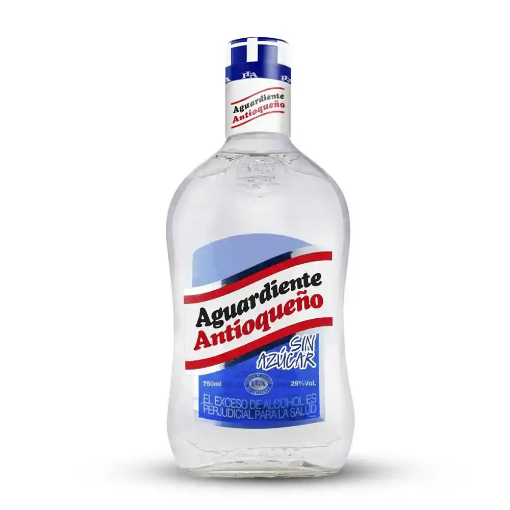 Aguardiente Azul Sin Azucar Botella