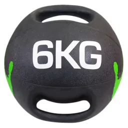 Balón Peso 6kg Medicinal Agarre Crossfit Gymball Terapia