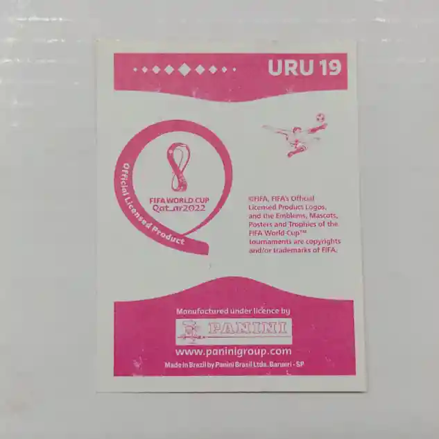 Lamina De Luis Suarez Uru 19 Para Album Mundial Qatar 2022