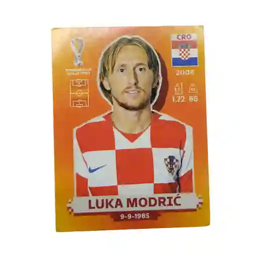Lamina De Luka Modric Cro 12 Para Album Mundial Qatar 2022