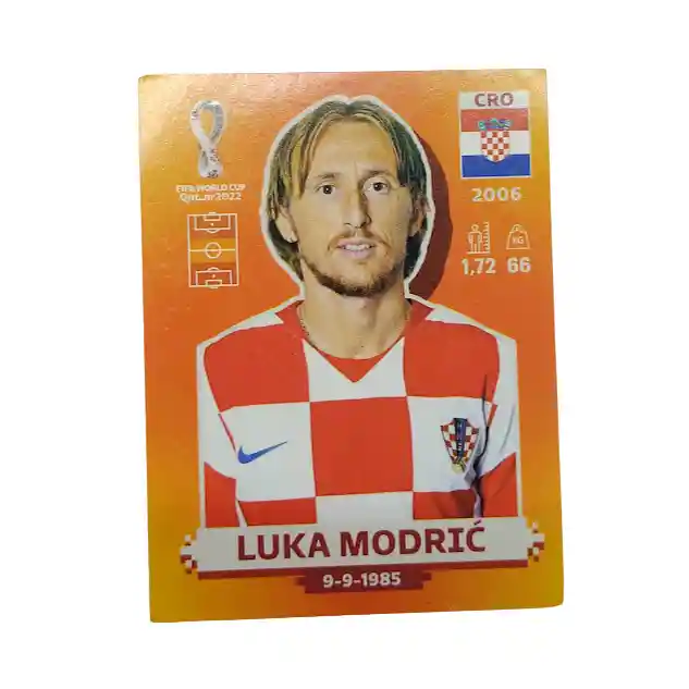 Lamina De Luka Modric Cro 12 Para Album Mundial Qatar 2022