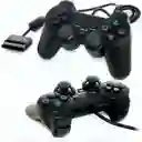 Control Mando Negro Para Play 2 Con Cable