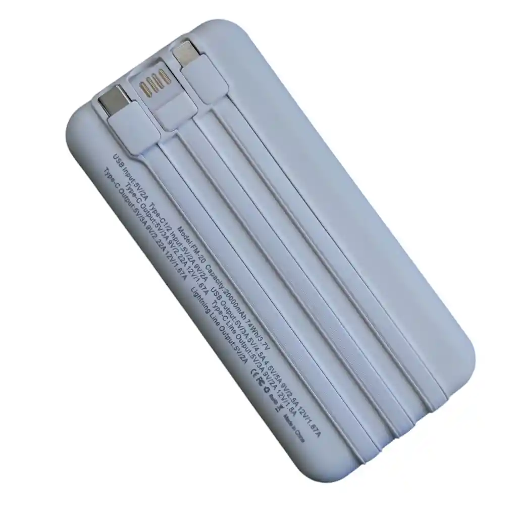 Power Bank | Cargador Portatil De 20.000mah | Carga Rapida