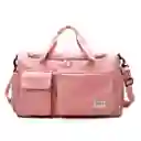 Tula Deportiva Maletín Gym Morral Bolso De Mano Maleta Viaje Rosa