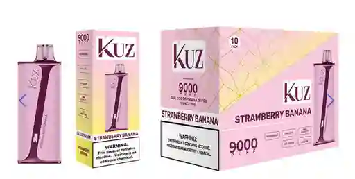 Kuz Vape Strawberry Banana 9000 Puffs 5% Nicotina