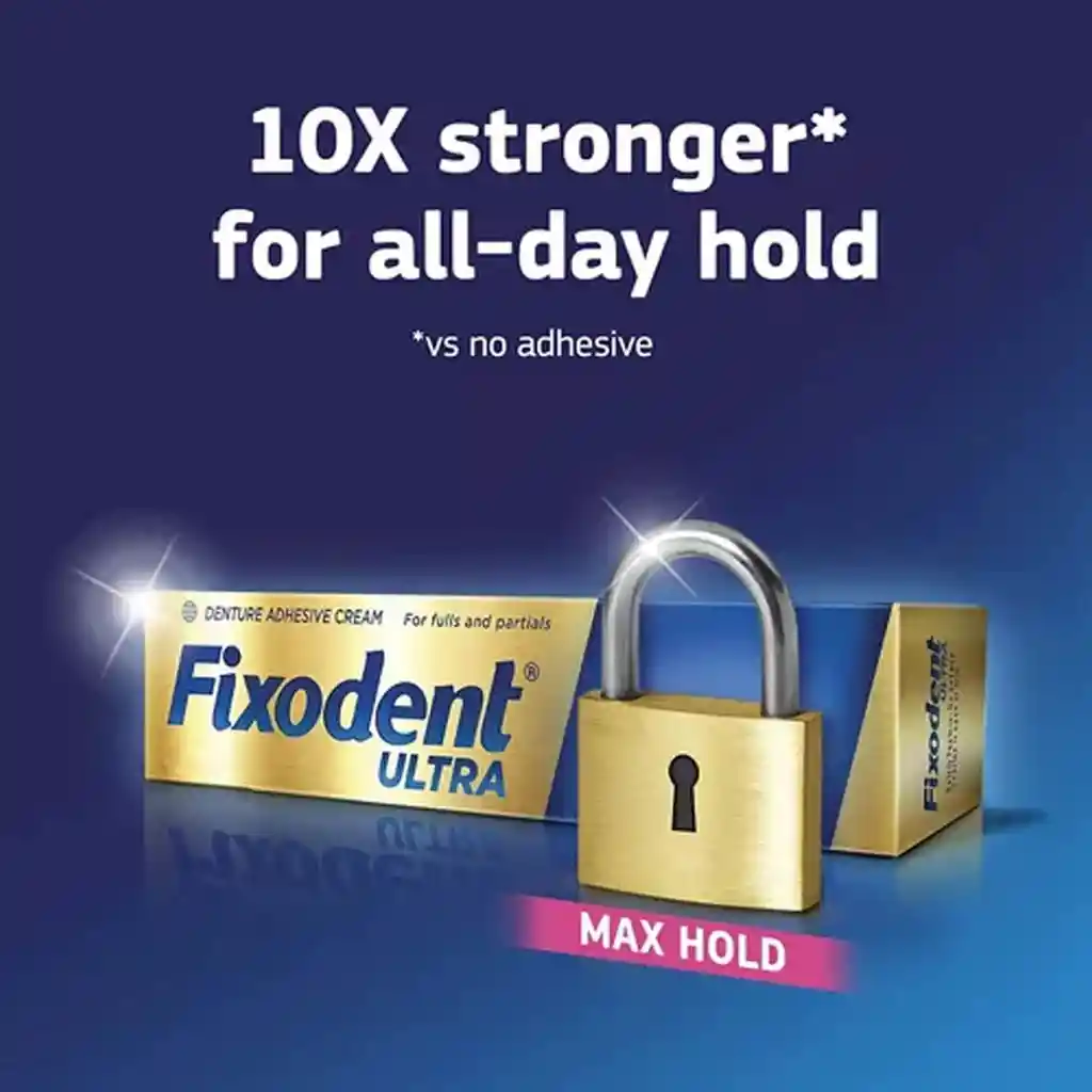 Fixodent Ultra Max Hold Adhesivo Dental 2.2 Oz (62 G)