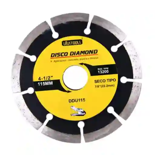 Disco Diamantado Segmentado 4-1/2"