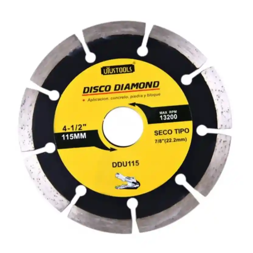 Disco Diamantado Segmentado 4-1/2"