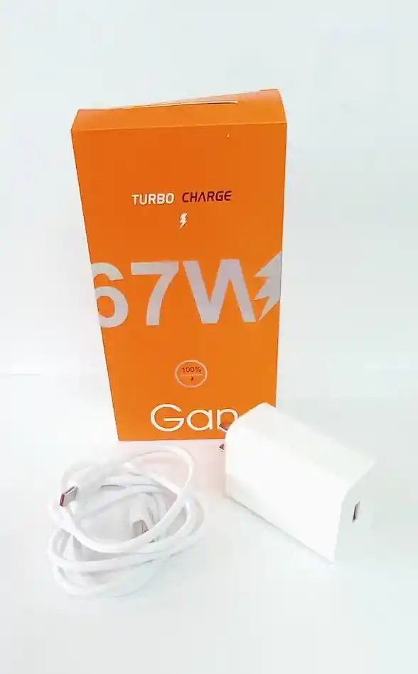 Cargador 67w Tipo C Naranja