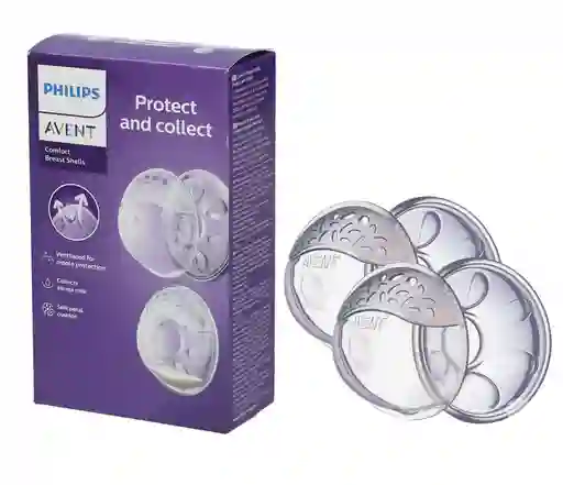 Conchas Recolectoras De Leche Avent Protectoras Pack X 2