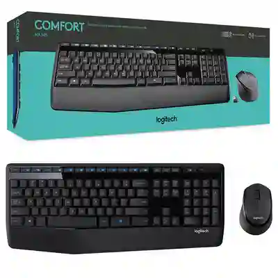 Combo Teclado Y Mouse Logitech Comfort Mk345 Inalambrico