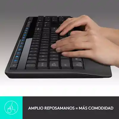 Combo Teclado Y Mouse Logitech Comfort Mk345 Inalambrico