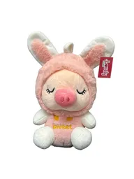 Peluche Cerdo Disfraz Conejo Sweet Rosado 25 Cm