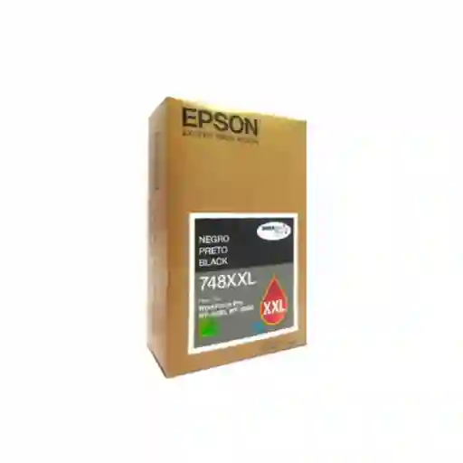 Cartucho De Tinta Epson T748xxl Negro 202ml 10.000 Paginas Al 5%