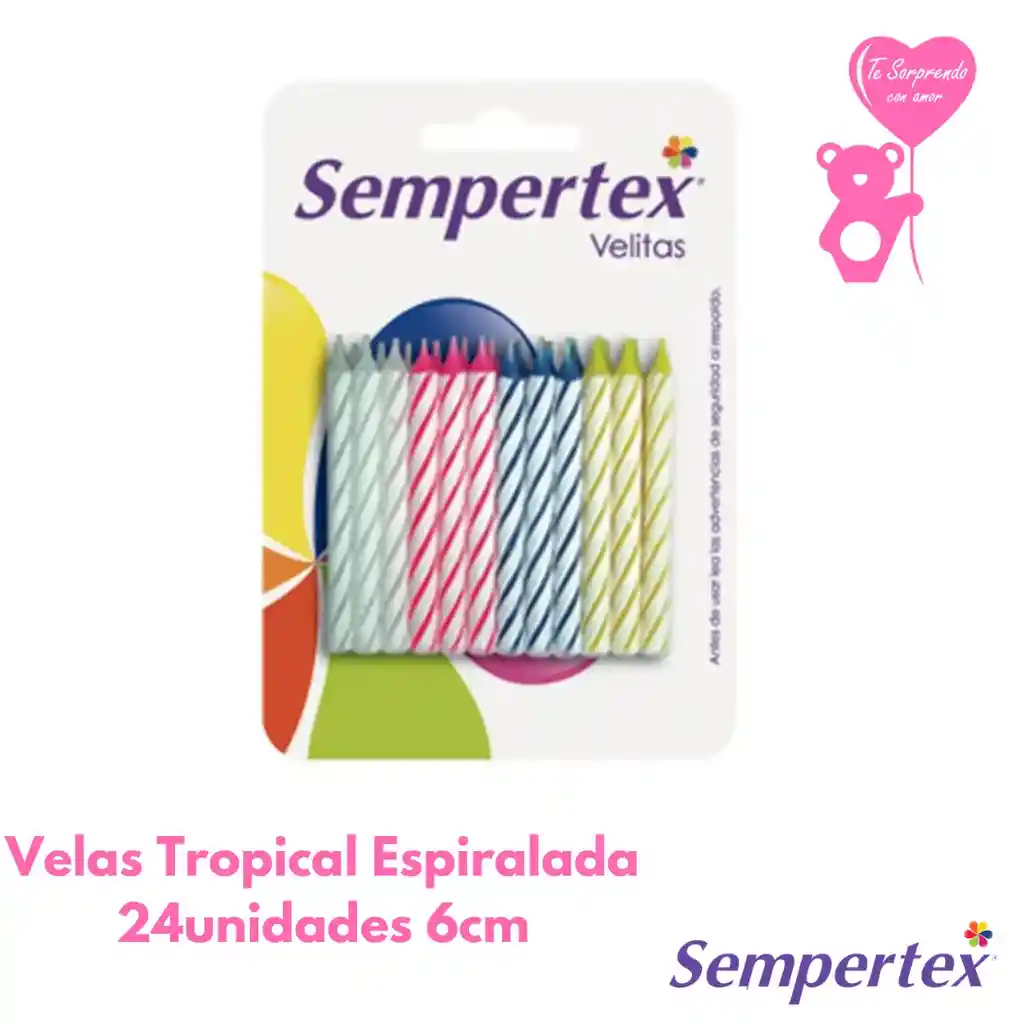 Caja Velita Espiralada Surt/tropical X24 Unidades