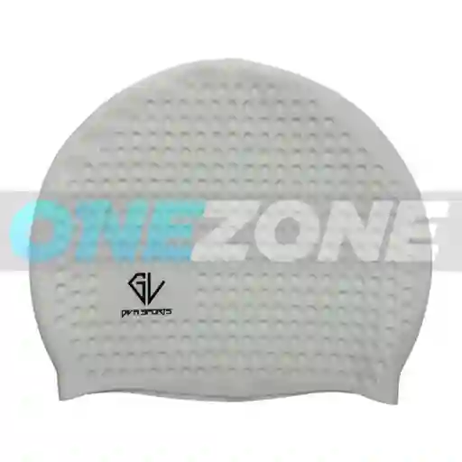 Gorro De Natación En Silicona Gvs Swimmer - Adulto/ Blanco