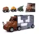 Camión Tractomula Rinoceronte Vehiculos Dinosaurios Juguete