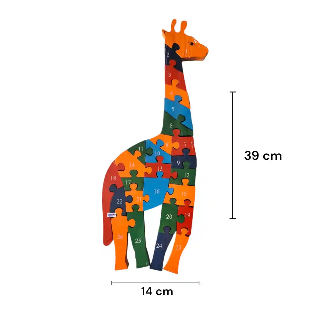 Rompecabezas Didáctico Alfabeto Y Números 3d Para Niños