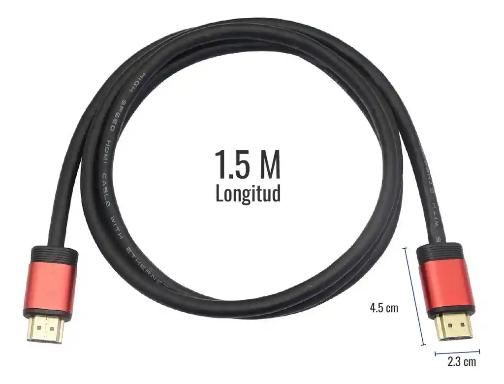 Cable Hdmi 1.5 Metros 4k Ultra Hd Hdtv Premium