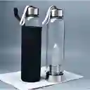 Termo Botella De Agua Con Cristales De Cuarzo + Estuche
