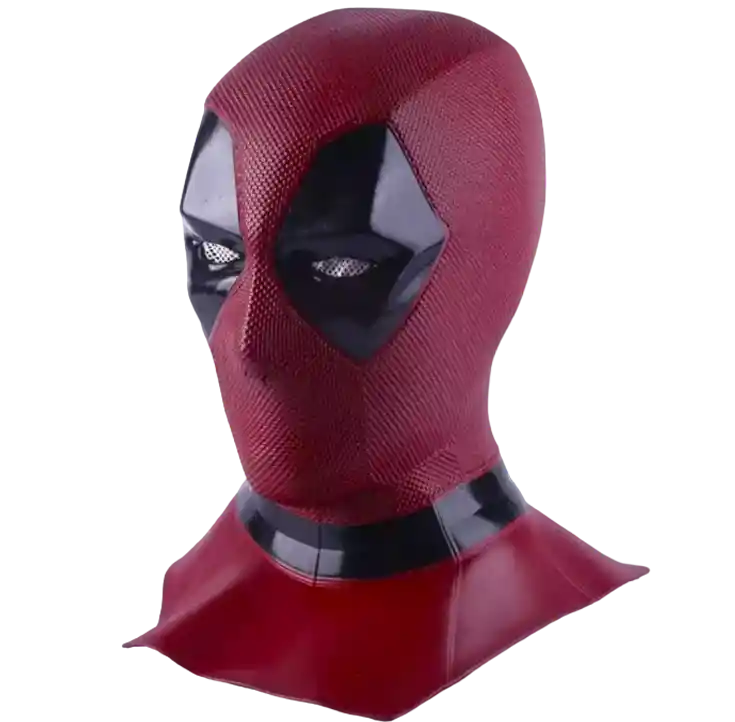 Máscara Deadpool Látex Rostro Halloween Cosplay Dizfraz