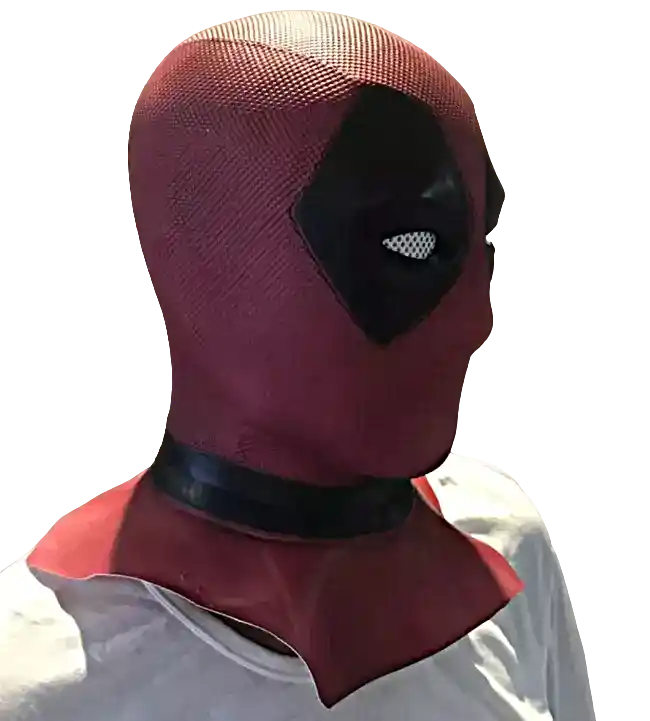 Máscara Deadpool Látex Rostro Halloween Cosplay Dizfraz