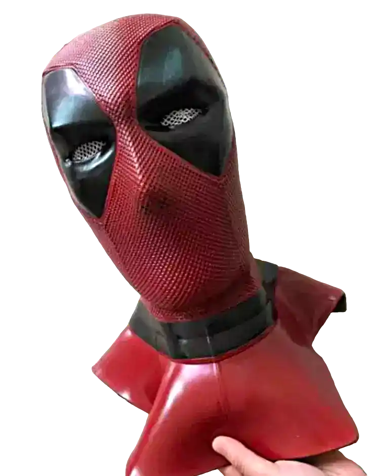 Máscara Deadpool Látex Rostro Halloween Cosplay Dizfraz