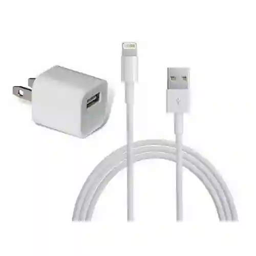 Cargador Blanco Para Iphone Usb A Entrada Iphone