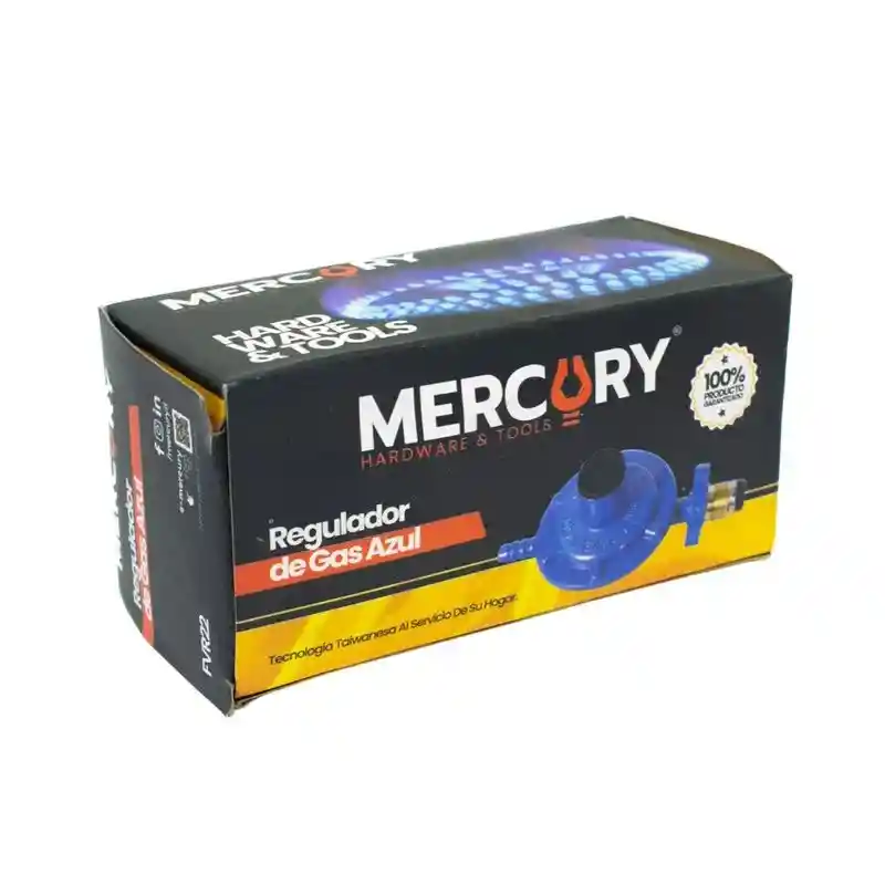 Regulador De Gas Azul Mercury Fvr22