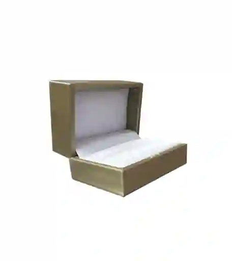 Caja Estuche Dorada De Lujo Para Joyas Alto4cm X Ancho7,5cm